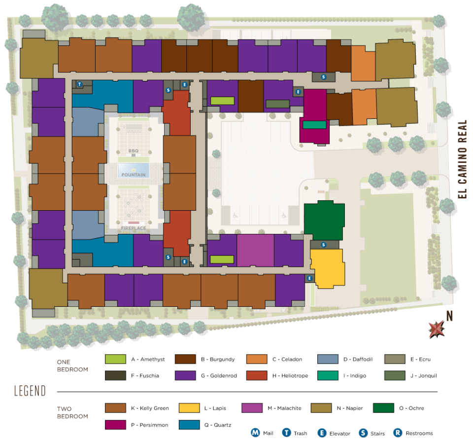 Levels 2-4 site plan